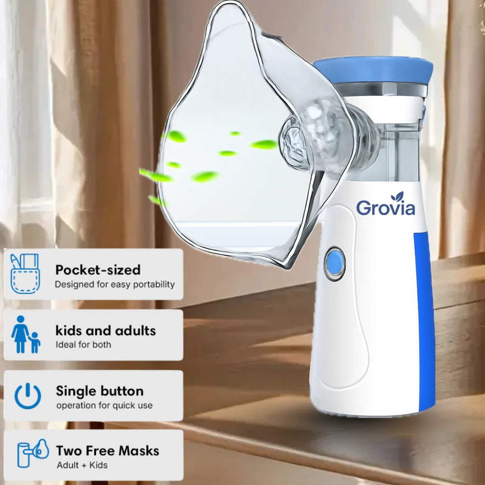BreatheEase™ – Instant Relief, Anywhere | Silent & Portable Nebulizer (Copy)
