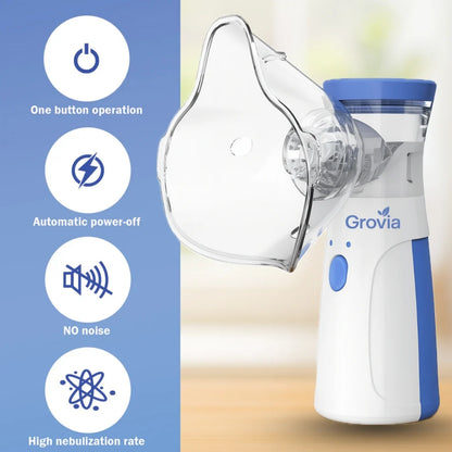 BreatheEase™ – Instant Relief, Anywhere | Silent & Portable Nebulizer (Copy)