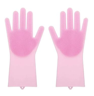 Reusable Silicone Cleaning Gloves