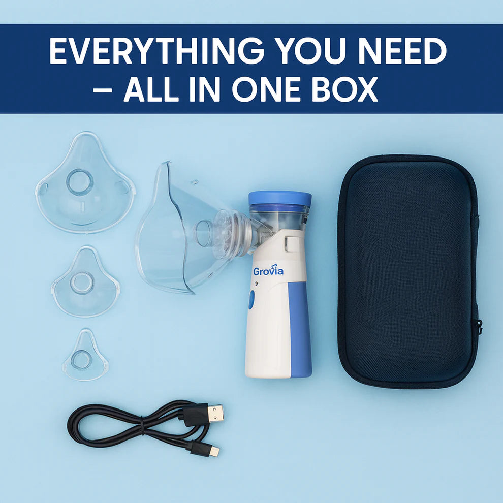 BreatheEase™ – Instant Relief, Anywhere | Silent & Portable Nebulizer (Copy)