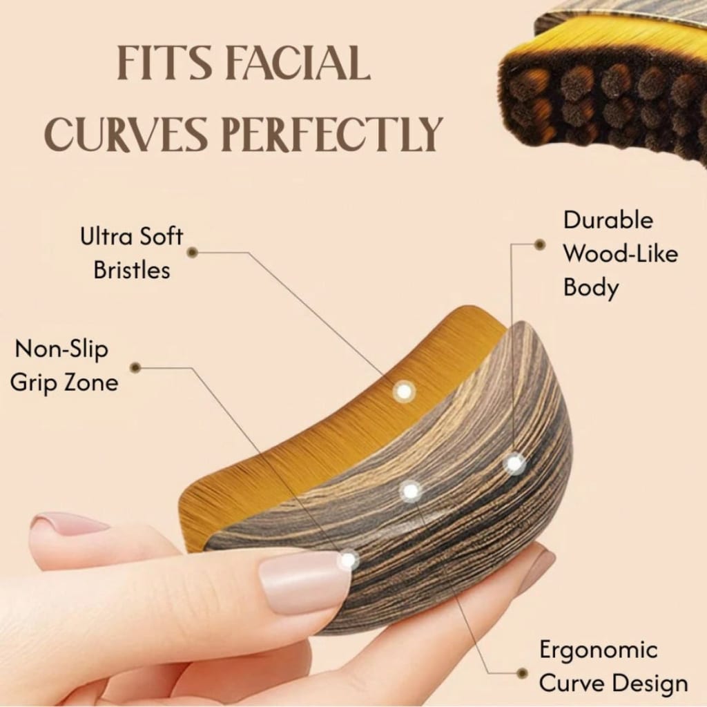 Face contour brush