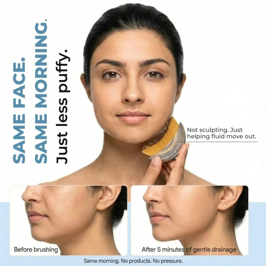 Face contour brush
