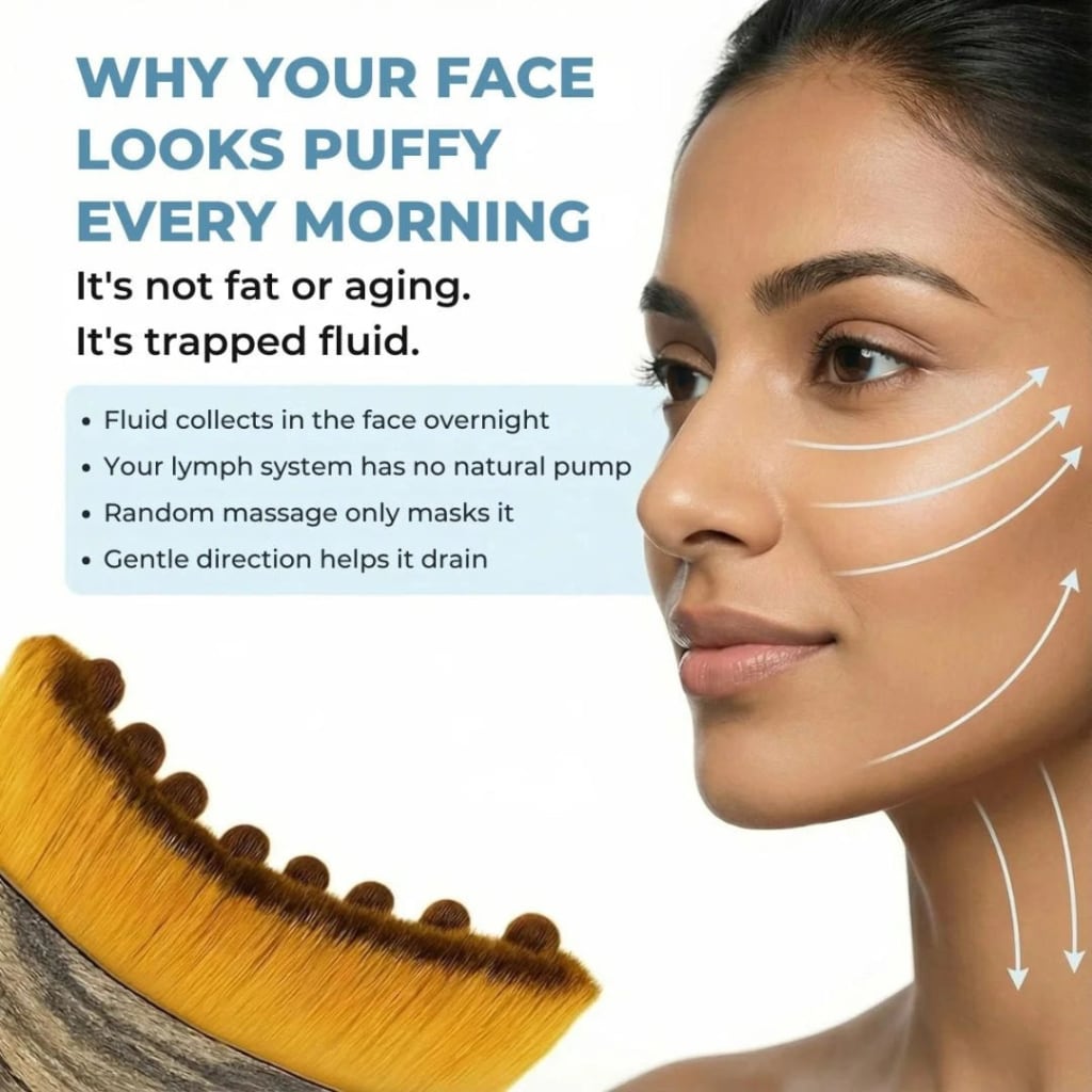 Face contour brush