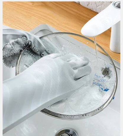 Reusable Silicone Cleaning Gloves